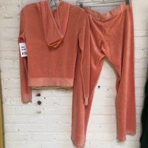 Original Juicy Couture Terry Jacket and Pants Track Suit Set S